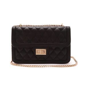 Black Quilted Shoulder Bag